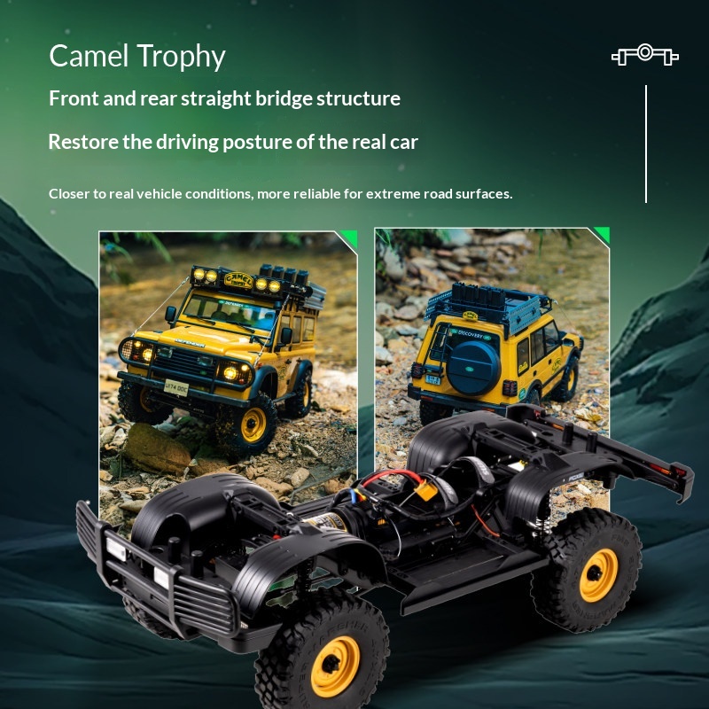 FCX10 1/10 스케일 카멜 트로피 에디션, 공식  - Rc Hobby Land 리뷰 및 가격