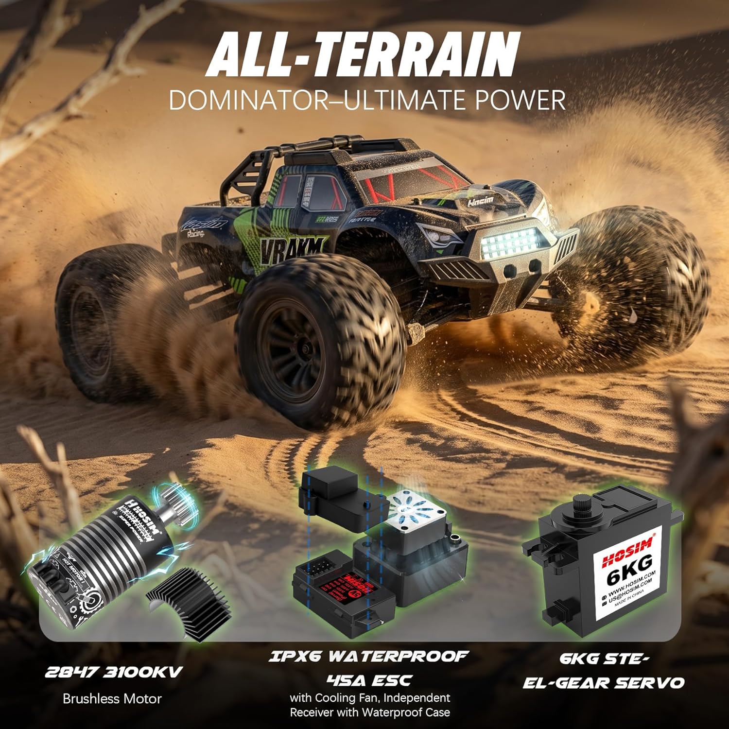 성인용 브러시리스 RC카, 1/10 스케일, 시속 68 - Rc Hobby Grade Truck 리뷰 및 가격